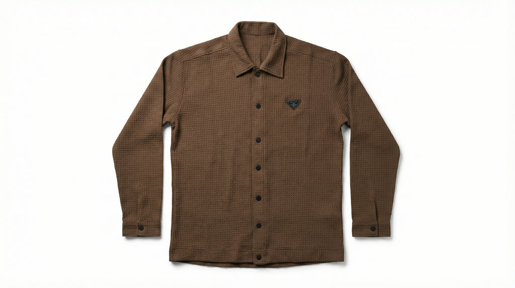 AUREN Mesh Sleeve V-Neck Polo