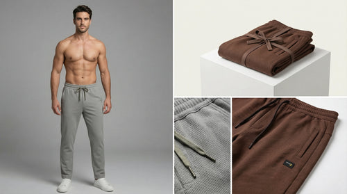 AUREN Textured Smart Joggers Trousers