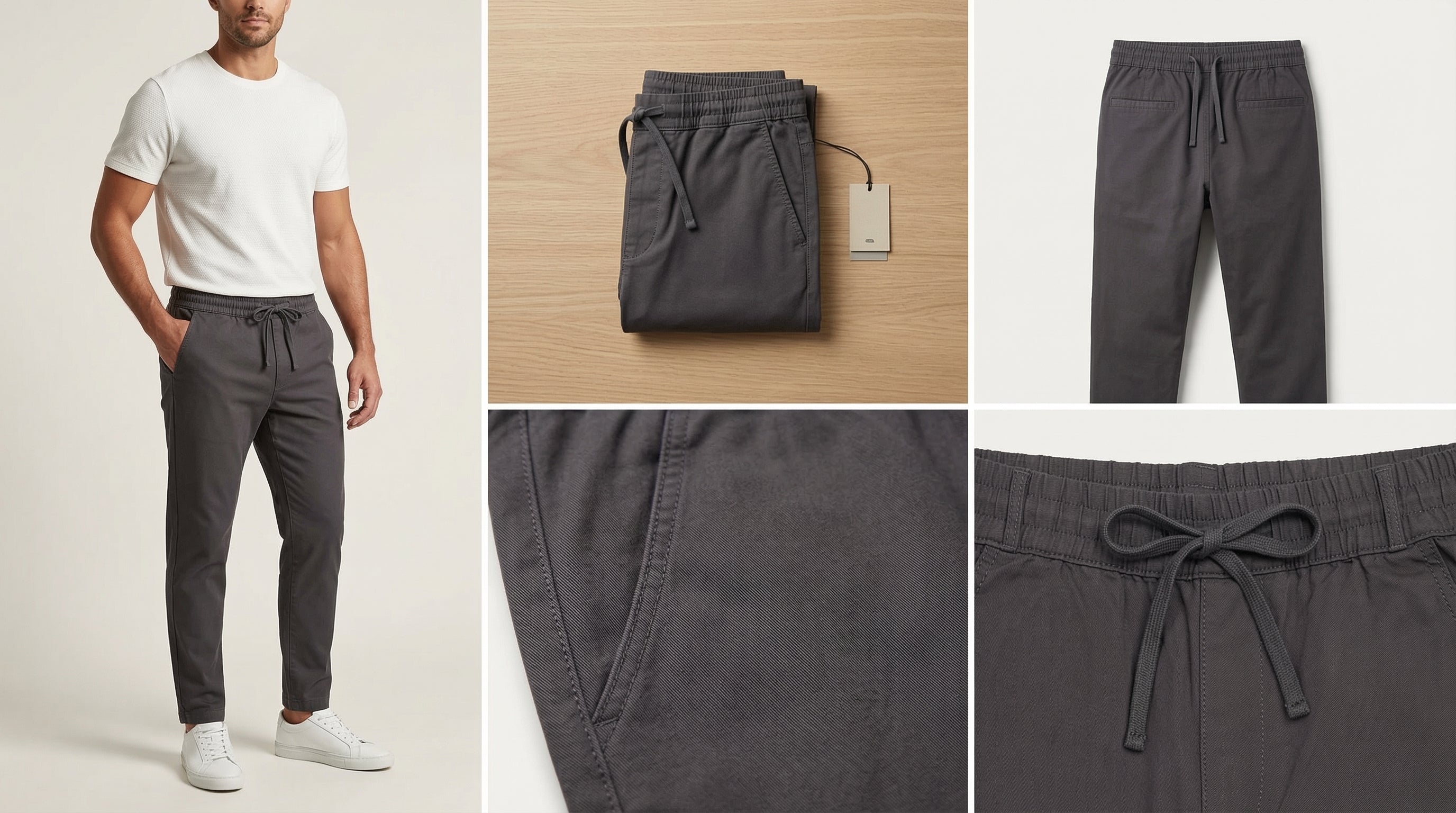 AUREN Premium Drawstring Casual Trousers